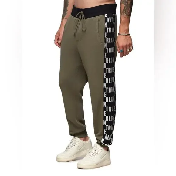 TRUE RELIGION LOGO PANEL JOGGER Sz XXL - Picture 2 of 9